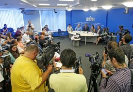 Participants of press conference