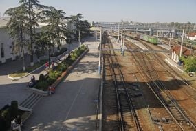 Railway station in Simferopol
