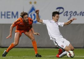 Soccer. Europa League. "Zarya" (Ukraine) 3:0 "Charleroi" (Belgium)