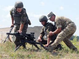 Students shot from a grenade launcher