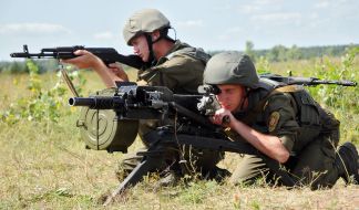 Students shot from a grenade launcher