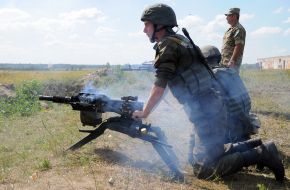 Students shot from a grenade launcher