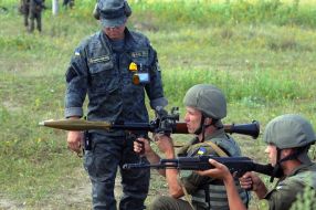 Students shot from a grenade launcher