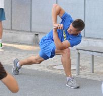 Training of national team of Ukraine in athletics