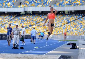 Training of national team of Ukraine in athletics