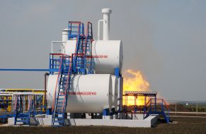 Installation of gas
