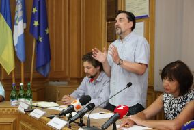 Yuri Andrukhovych and Rebecca Harms