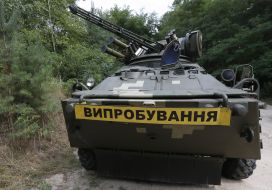 Testing of regular weapons carriers BTR