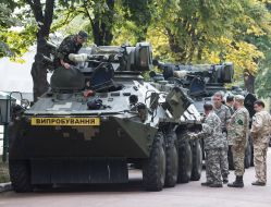 Testing of regular weapons carriers BTR