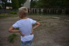 Competition among recruits of Regiment "Azov"