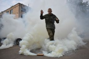 Competition among recruits of Regiment "Azov"