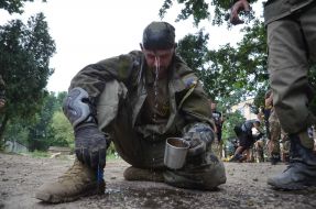 Competition among recruits of Regiment "Azov"