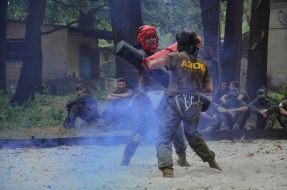 Competition among recruits of Regiment "Azov"