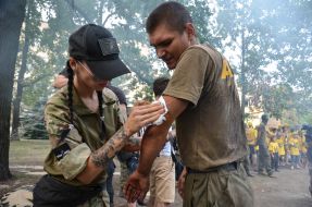 Competition among recruits of Regiment "Azov"