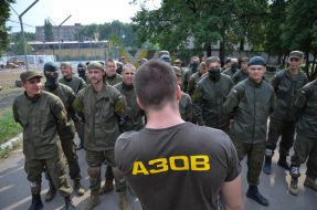Competition among recruits of Regiment "Azov"