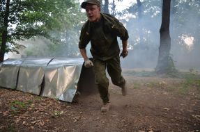 Competition among recruits of Regiment "Azov"