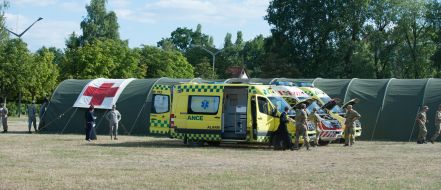 Military field hospital