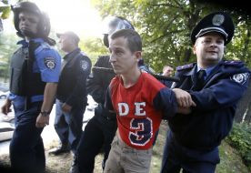 Detention of football fan