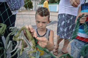 Плетение маскировочной сетки