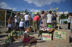Плетение маскировочной сетки