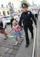Presentation of the new police of Lviv