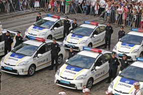Presentation of the new police of Lviv