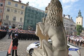 Presentation of the new police of Lviv