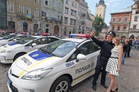 Presentation of the new police of Lviv