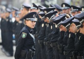 Presentation of the new police of Lviv