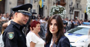 Eka Zguladze and Yuriy Zozulya