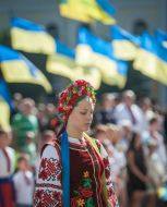 Participants of the celebration of Independence Day