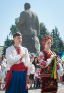 Participants of the celebration of Independence Day