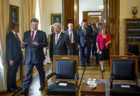 Petro Poroshenko and Joachim Gauck