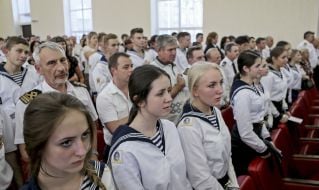 Cadets of Odessa National Maritime University