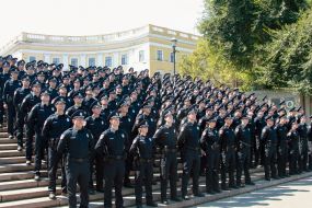 Presentation of the new police in Odessa
