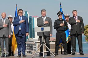Presentation of the new police in Odessa