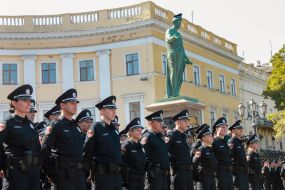 Presentation of the new police in Odessa