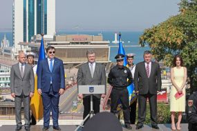 Presentation of the new police in Odessa