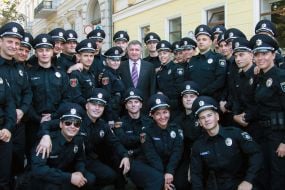 Presentation of the new police in Odessa