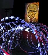 Мозаїка-інсталяція "Обличчя війни"