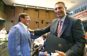 Vitaliy Klichko and Yuriy Lutsenko