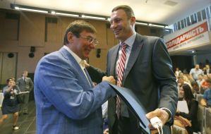 Vitaliy Klichko and Yuriy Lutsenko