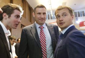 Vitaliy Klichko and Sergey Berezenko