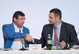 Vitaliy Klichko and Yuriy Lutsenko