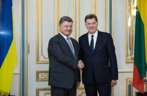 Petro Poroshenko and Algirdas Butkevicius