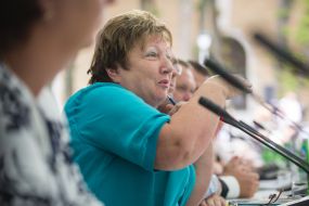 Участники обсуждения конституционных изменений