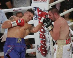 Oleksandr Usyk and Johnny Muller