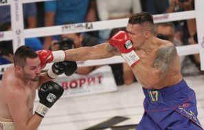 Oleksandr Usyk and Johnny Muller