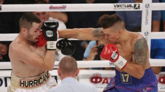 Oleksandr Usyk and Johnny Muller