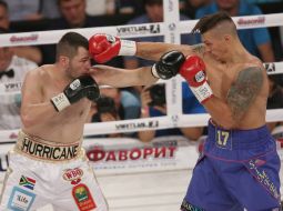 Oleksandr Usyk and Johnny Muller